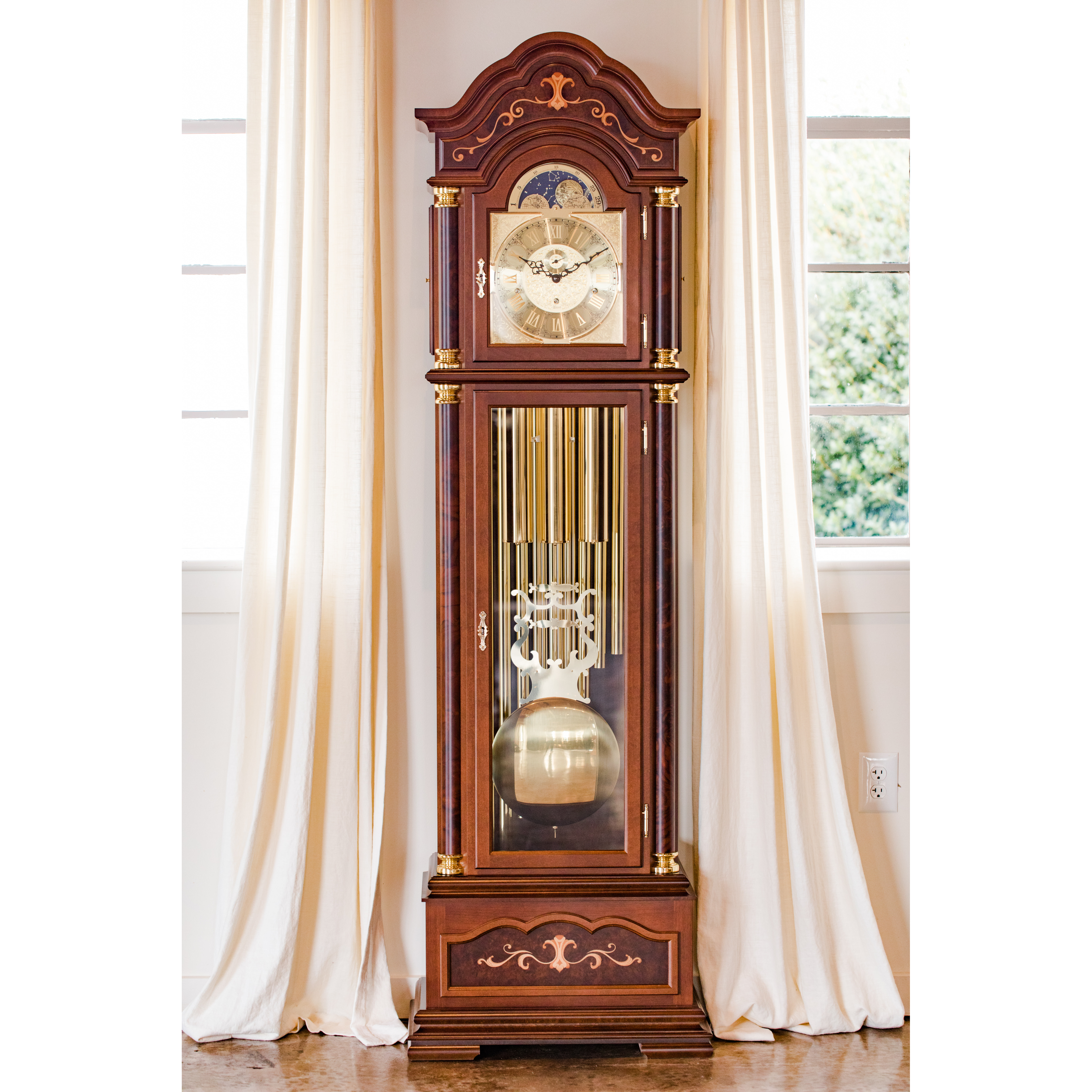 Hermle Biltmore Grandfather Clock - Made in U.S — Time for a Clock