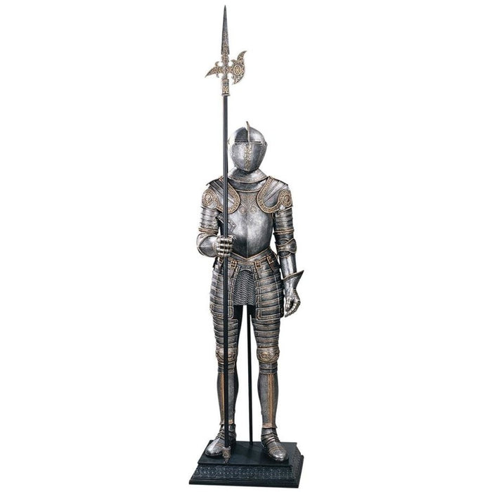 Design Toscano 16th-Century Italian Armor Sculpture with Halberd