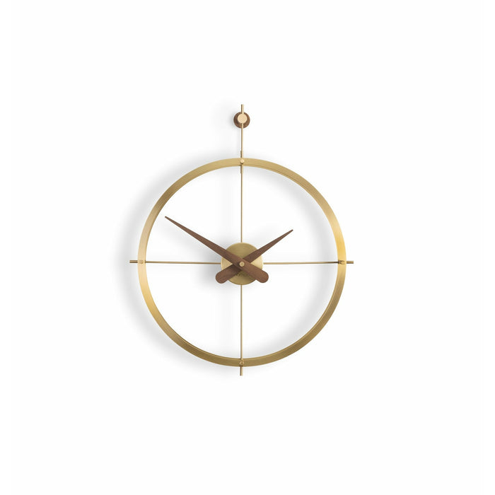 Nomon Dos Puntos Premium Wall Clock in Gold - Made in Spain