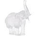 Daum - Crystal White Elephant by Jean-François Leroy - Time for a Clock