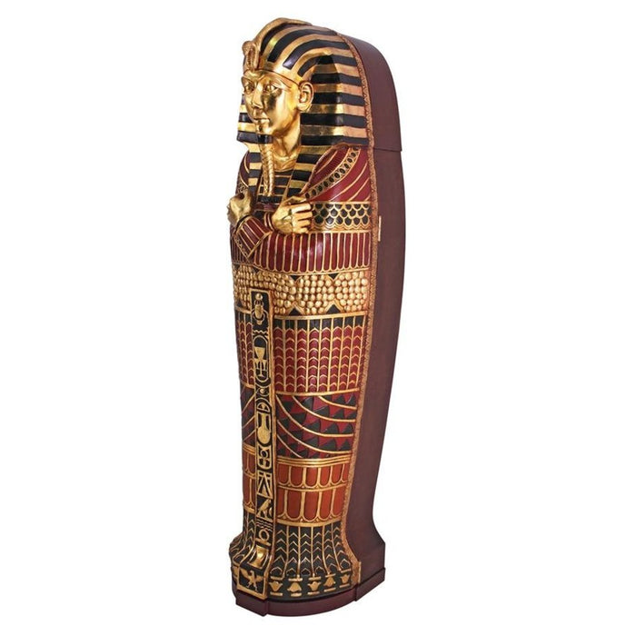 Design Toscano King Tutankhamen's Life-Size Sarcophagus Cabinet