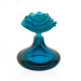 Daum - Crystal Rose Romance Perfume Bottle in Blue - Time for a Clock