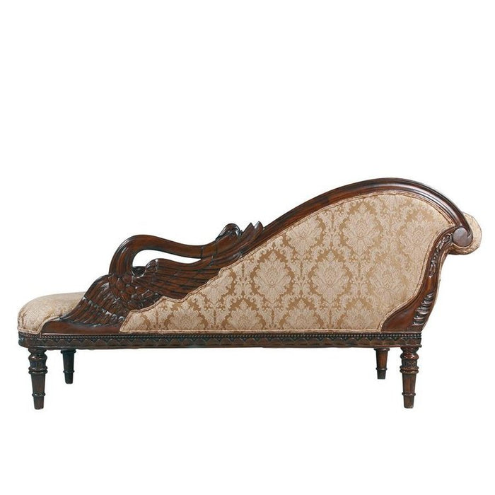 Design Toscano Swan Fainting Couch: Left