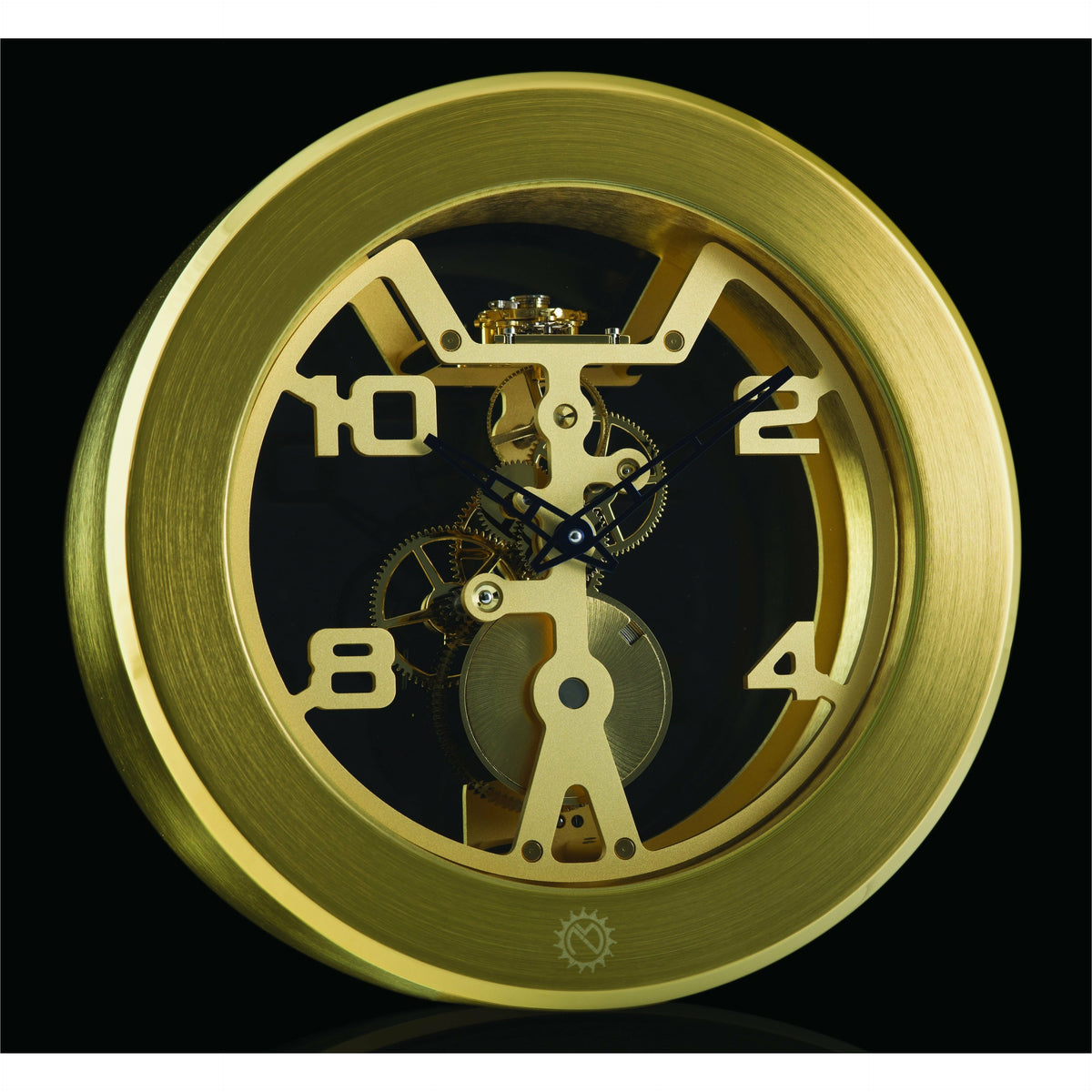 Matthew Norman Wind Modern Contemporary Table Clock from Swiss