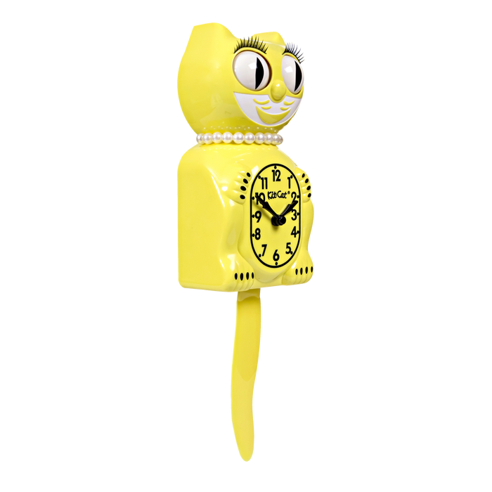 Kit-Cat Klock Majestic Yellow Lady - Made in U.S