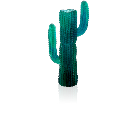 Daum - Jardin de Cactus Green Vase by Emilio Robba - Time for a Clock