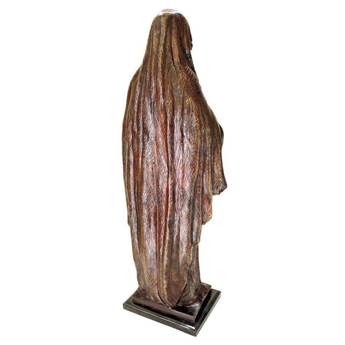 Design Toscano Madonna Blessed Mother Cast Bronze Garden Statue
