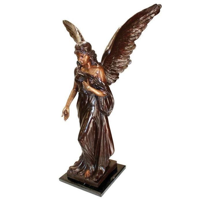 Design Toscano Heaven's Angel Cast Bronze Garden Statue