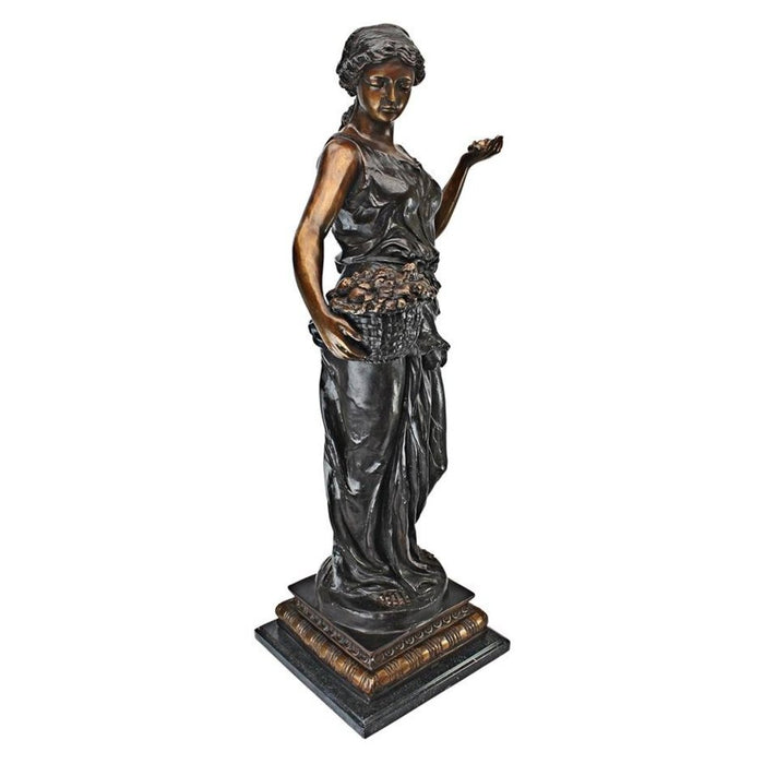 Design Toscano Goddess of Nature Cast Bronze Garden Statue