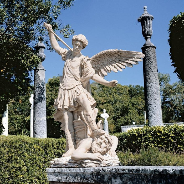Design Toscano St. Michael the Archangel Garden Angel Statue