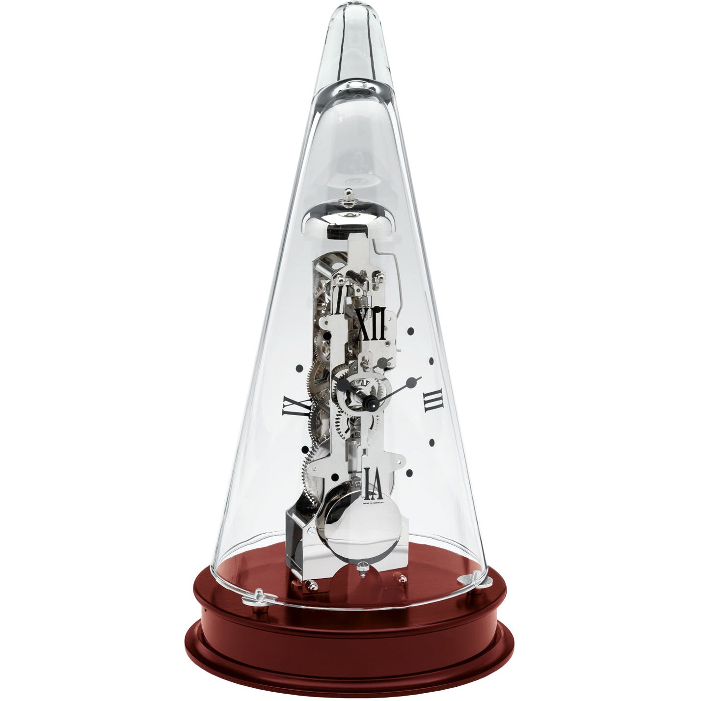 Hermle Leyton Black Mechanical Mantel Clock Made in Germany — Time