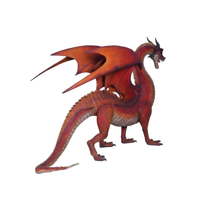 Design Toscano The Red Welsh Dragon Statue: Giant