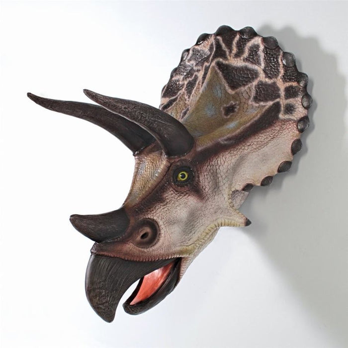 Design Toscano Giant Triceratops Dinosaur Wall Trophy
