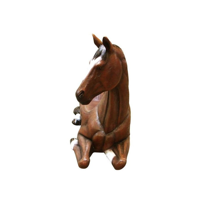 Design Toscano Saddle-Up Horse Bench Sculpture