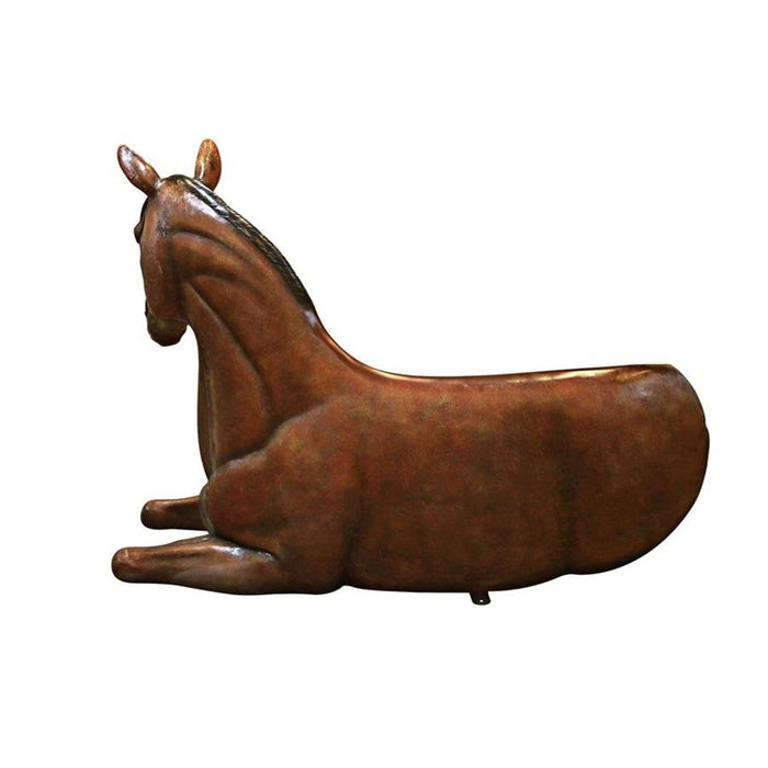 Design Toscano Saddle-Up Horse Bench Sculpture