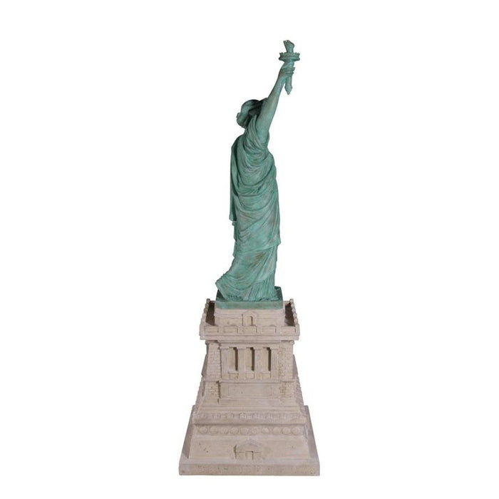 Design Toscano Liberty Enlightening the World Grand-Scale Statue on Pedestal