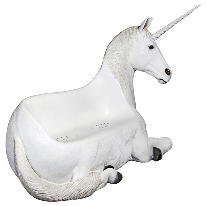 Design Toscano Mystical Horned Unicorn Sculptural Bench