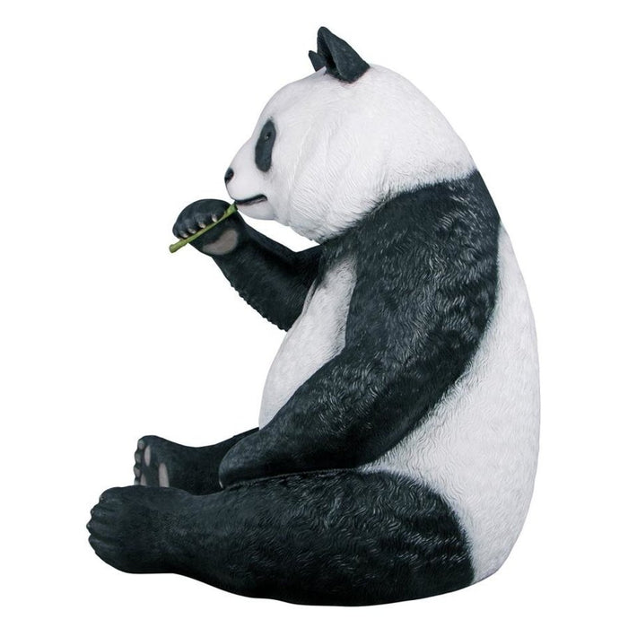 Design Toscano Fantong Oversized Giant Panda Bear Statue with Paw Seat