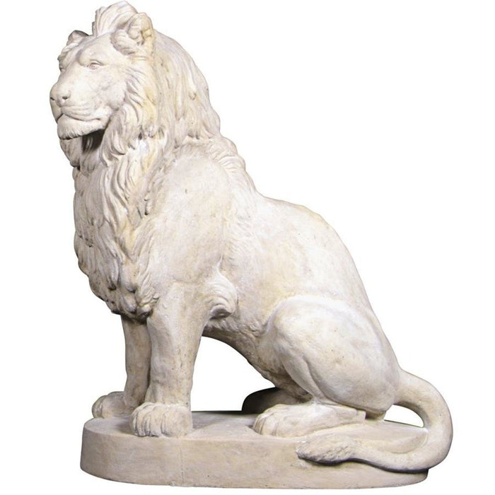 Design Toscano Stately Chateau Lion Sentinel Garden Statue: Right