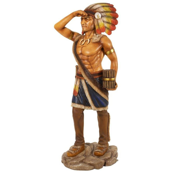 Design Toscano Cigar Store Indian Tobacconist Statue: Life-Size