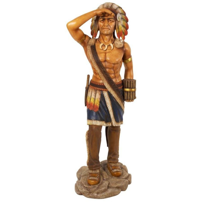 Design Toscano Cigar Store Indian Tobacconist Statue: Life-Size