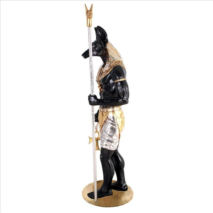 Design Toscano The Egyptian Grand Ruler Collection: Life-Size Anubis Statue