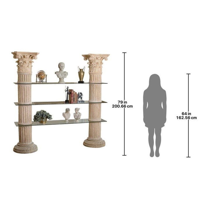 Design Toscano Columns of Corinth Shelves
