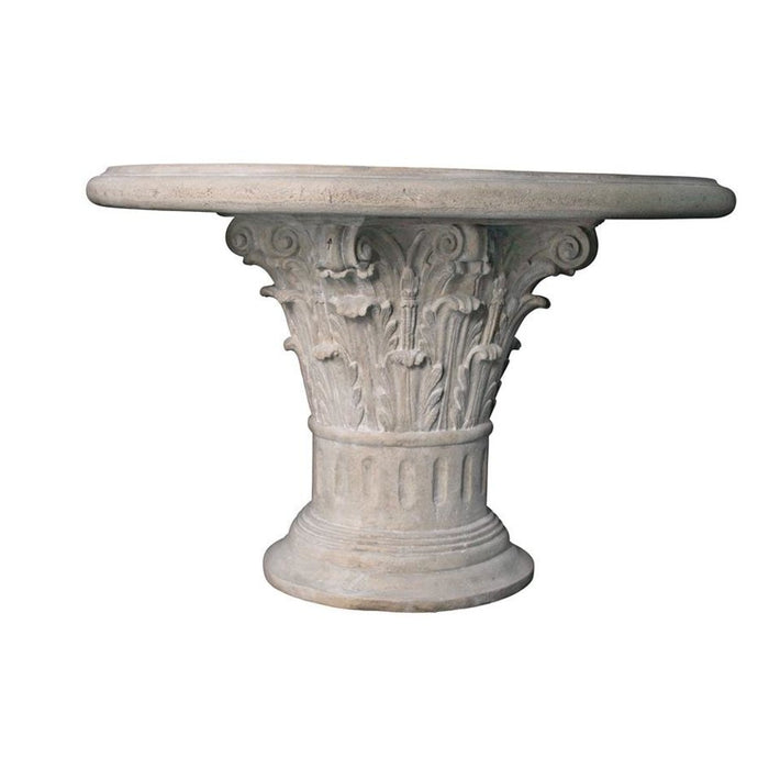 Design Toscano Roman Corinthian Capital Architectural Table