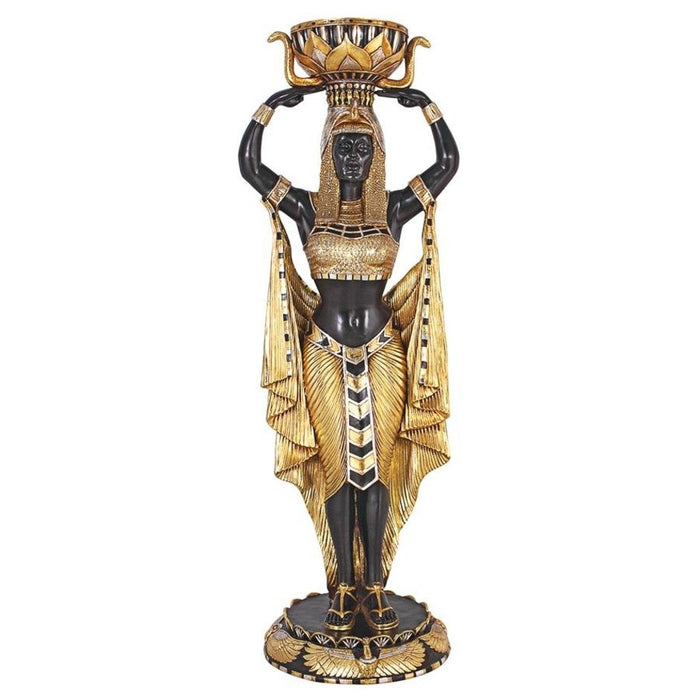 Design Toscano Cleopatra's Egyptian Nubian Maiden with Urn: Grande-Scale Statue