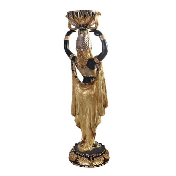 Design Toscano Cleopatra's Egyptian Nubian Maiden with Urn: Grande-Scale Statue
