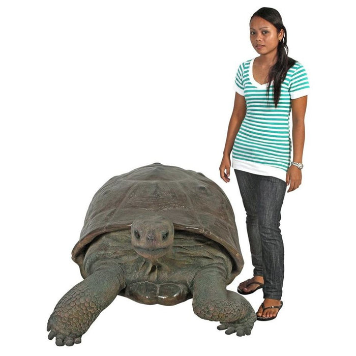 Design Toscano The Grand-Scale Wildlife Animal Collection: The Galapagos Tortoise Statue