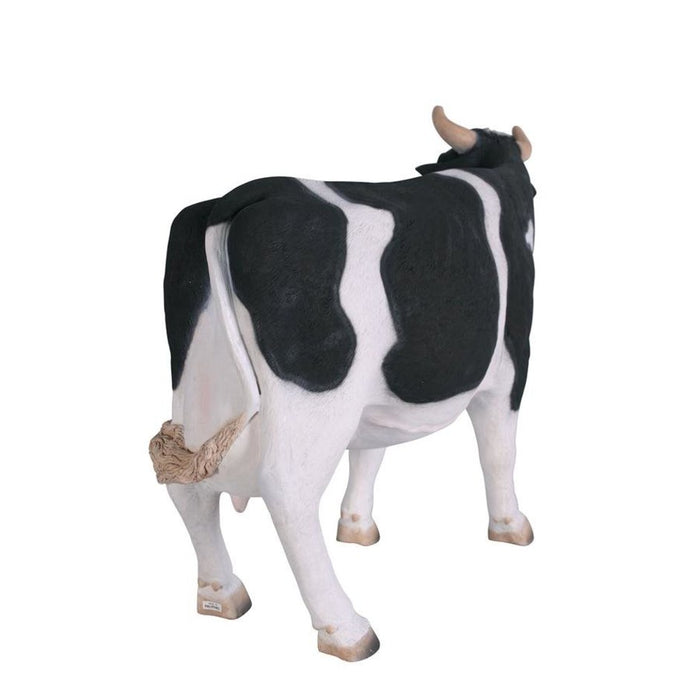 Design Toscano The Grande-Scale Wildlife Animal Collection: Holstein Cow Statue