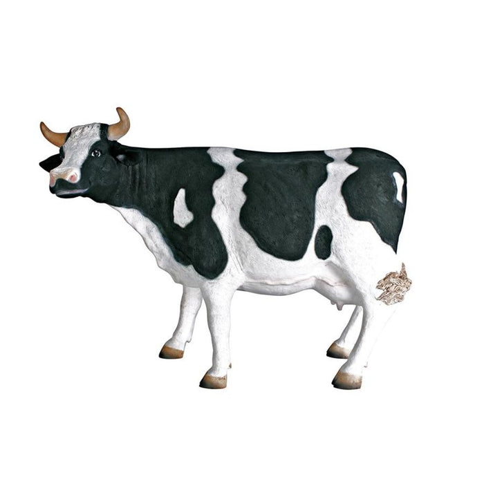 Design Toscano The Grande-Scale Wildlife Animal Collection: Holstein Cow Statue