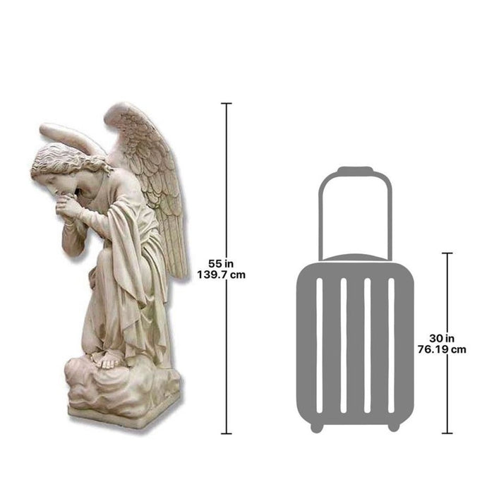 Design Toscano Intercession Angel: Praying Hands Religious Statue