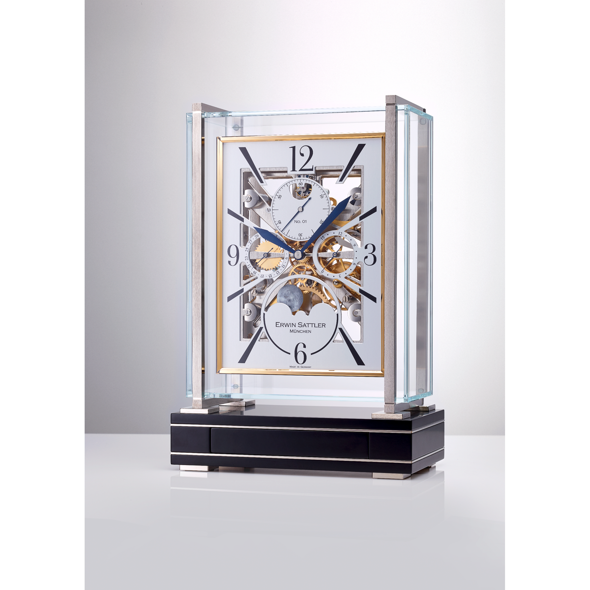 Erwin Sattler - Opera Timelessly Beautiful Table Clock - Made In Germa ...