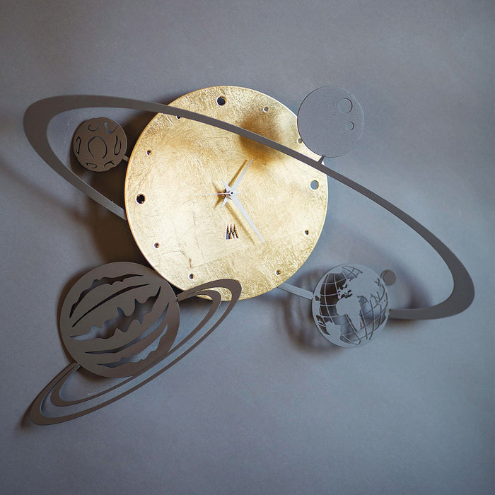 Arti e Mestieri Sistema Solare Wall Clock - Made in Italy