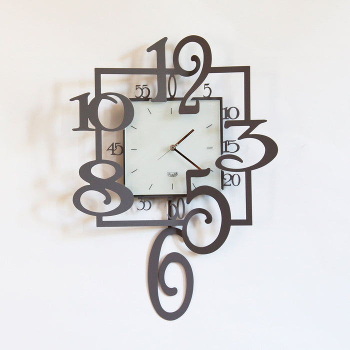 Arti e Mestieri Amos Pendulum Wall Clock - Made in Italy