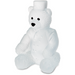 Daum - Crystal Large Ritz Paris Teddy Bear in White - Time for a Clock