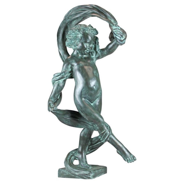 Design Toscano Dancing Girl of the Wind Cast Bronze Garden Statue