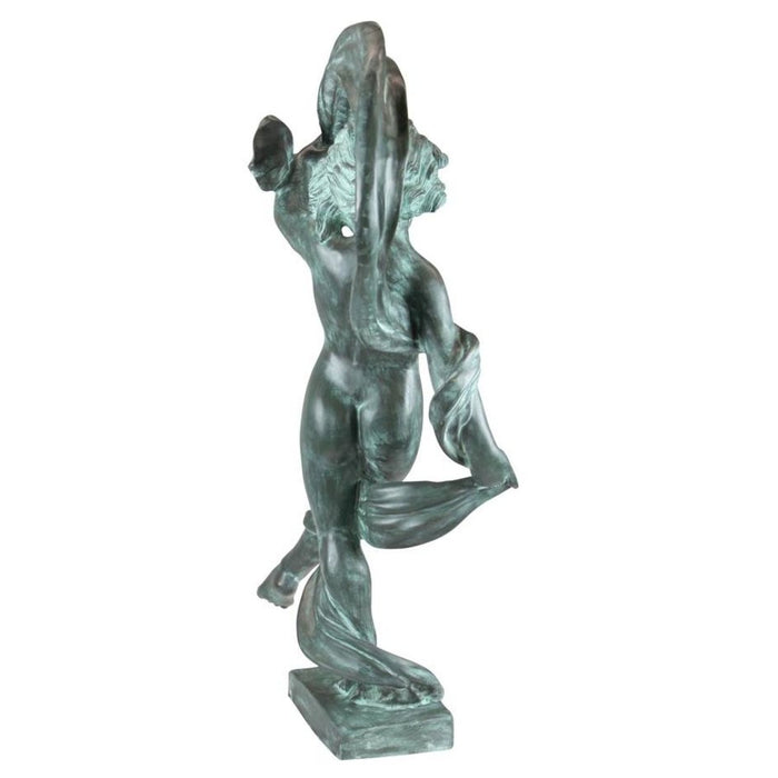 Design Toscano Dancing Girl of the Wind Cast Bronze Garden Statue