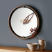 Tothora Papillon Fly - Contemporary Handmade Wood Wall Clock -Made in Spain - Time for a Clock