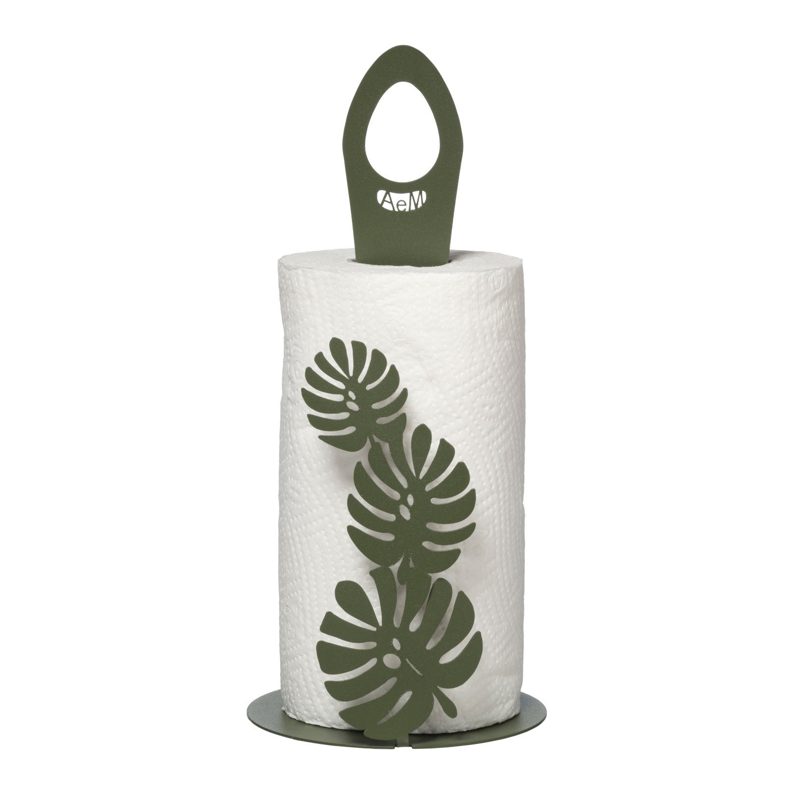 Cast Iron Monstera Leaf Paper Towel Holder Countertop Beach Themed