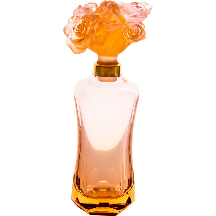 Daum - Crystal Rose Romance Prestige Perfume Bottle - Time for a Clock