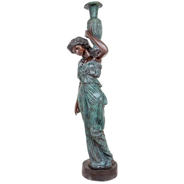 Design Toscano Dione the Divine Water Goddess Cast Bronze Garden Statue