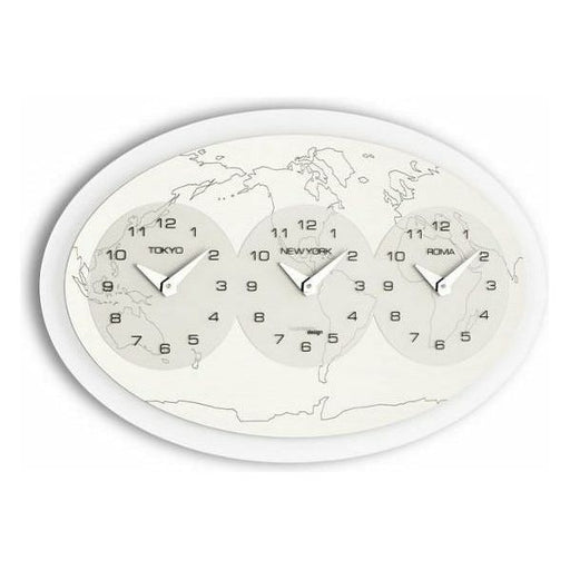 Incantesimo Design - Tre Ore Nel Mondo Wall Clock - Made in Italy - Time for a Clock