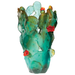 Daum - Large Crystal Cactus Vase - Time for a Clock