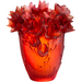Daum - Crystal Large Saffron Vase - Time for a Clock