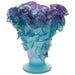 Daum - Crystal Roses Vase in Ultraviolet - Time for a Clock