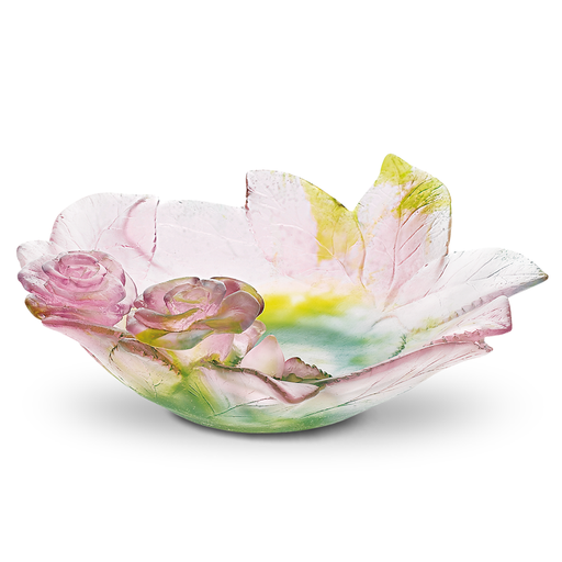 Daum - Crystal Roses Decorative Dish - Time for a Clock