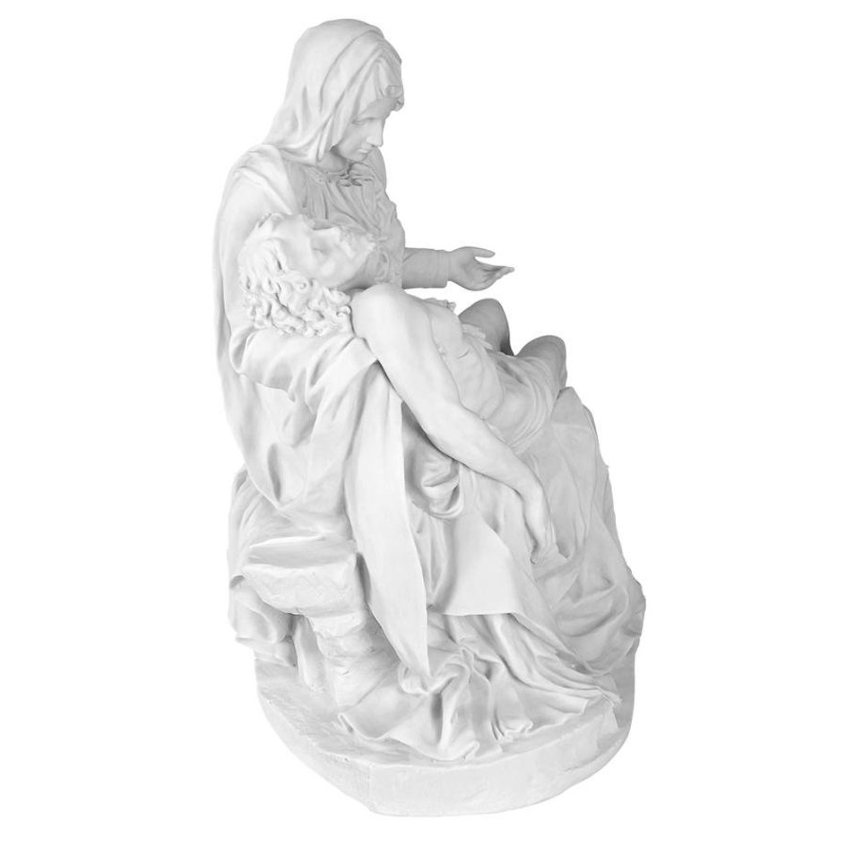 Design Toscano Pieta Bonded Marble Statue | Time For a Clock